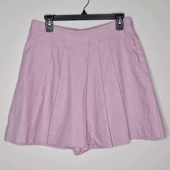 NEW Banana Republic Linen-Blend Pleated Skort - Picture 2 of 9